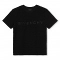 T-shirt van badstof met print GIVENCHY Voor