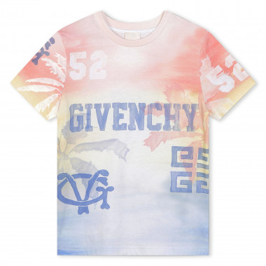 Camiseta multicolor de algodón GIVENCHY para NIÑO