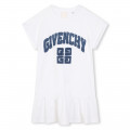 Cotton dress with frill GIVENCHY for GIRL