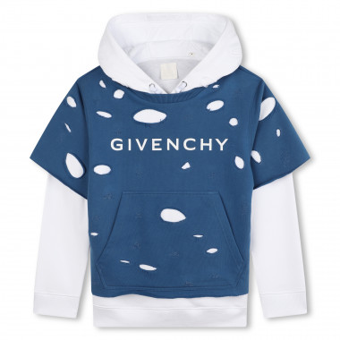 Sudadera 2 en 1 efecto usado GIVENCHY para NIÑO