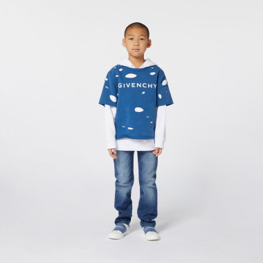 2-in-1 used-effect sweatshirt GIVENCHY for BOY