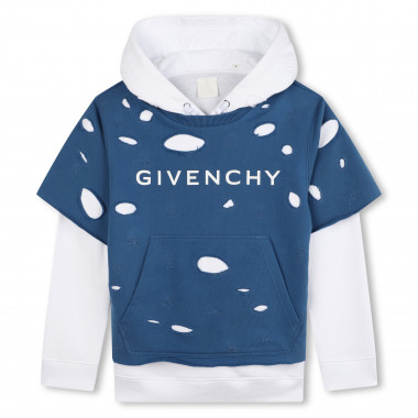 2-in-1 used-effect sweatshirt GIVENCHY for BOY