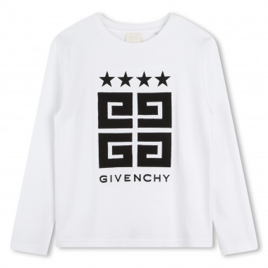 Camiseta con logo y estrellas GIVENCHY para NIÑO