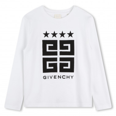 T-shirt with logo and stars GIVENCHY for BOY