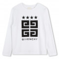 T-shirt with logo and stars GIVENCHY for BOY