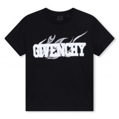 T-shirt avec logo et flammes GIVENCHY pour GARCON