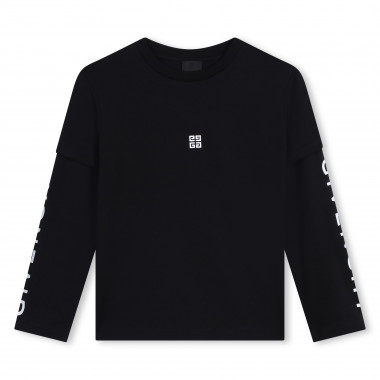 T-shirt 2-en-1 avec imprimés GIVENCHY pour GARCON