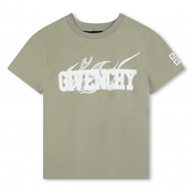 T-shirt tricolore imprimé GIVENCHY pour GARCON