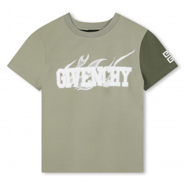 Tricoloured printed T-shirt GIVENCHY for BOY