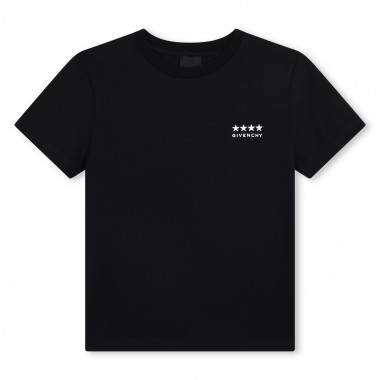 T-shirt met sterren en logo's GIVENCHY Voor