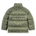 Hooded parka with logo GIVENCHY for BOY