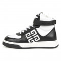 Sneakers stringate in pelle GIVENCHY Per RAGAZZO