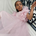 Robe avec tulle et strass GIVENCHY pour FILLE