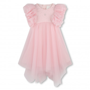 Dress with tulle and diamantés GIVENCHY for GIRL