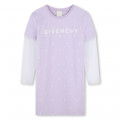 Abito dritto con top in tulle GIVENCHY Per BAMBINA