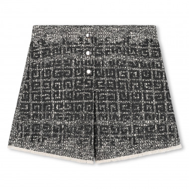 Jupe short avec franges GIVENCHY pour FILLE