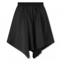 Asymmetric logo print skirt GIVENCHY for GIRL