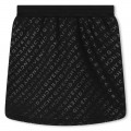 Straight-cut logo-print skirt GIVENCHY for GIRL