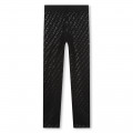 Katoenen legging met logoprint GIVENCHY Voor