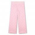 Reversible tricot trousers GIVENCHY for GIRL