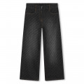 Wide-leg adjustable jeans GIVENCHY for GIRL