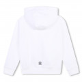 Zip-up hooded cardigan GIVENCHY for GIRL