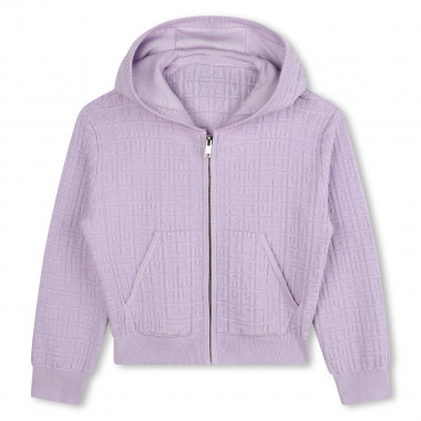 Cardigan à capuche en tricot GIVENCHY pour FILLE