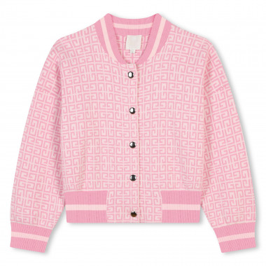 Cotton and cashmere cardigan GIVENCHY for GIRL