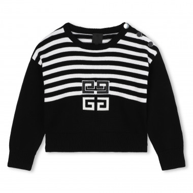 Pull en coton et cachemire GIVENCHY pour FILLE