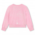 Sweat-shirt molletonné coton GIVENCHY pour FILLE