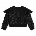 Sweat-shirt molletonné imprimé GIVENCHY pour FILLE