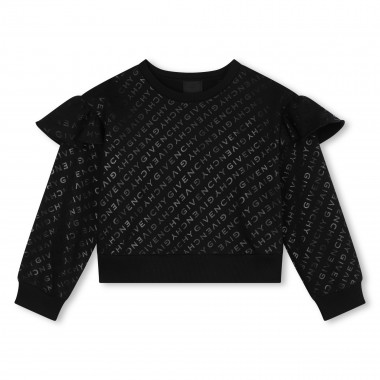 Fleece sweater met print GIVENCHY Voor