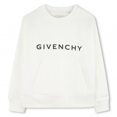 Sweat-shirt molletonné à poche GIVENCHY pour FILLE