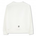 Sweat-shirt molletonné à poche GIVENCHY pour FILLE