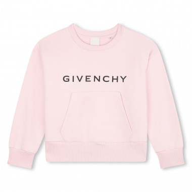 Sweat-shirt molletonné à poche GIVENCHY pour FILLE