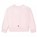 Sweat-shirt molletonné à poche GIVENCHY pour FILLE