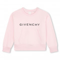 Molton-Sweatshirt mit Tasche GIVENCHY Für MÄDCHEN