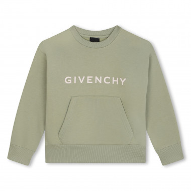 Sweat-shirt molletonné à poche GIVENCHY pour FILLE