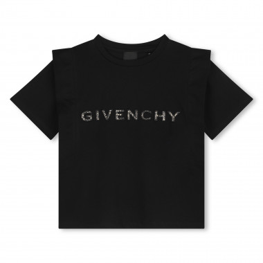 T-shirt algodão com bordados GIVENCHY para RAPARIGA