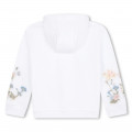 Sweat-shirt imprimé à capuche GIVENCHY pour FILLE