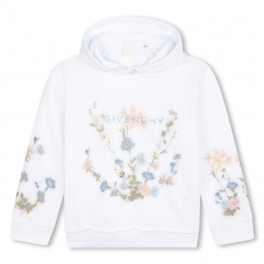 Printed hooded sweatshirt GIVENCHY for GIRL