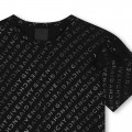 T-shirt met print en ruches GIVENCHY Voor