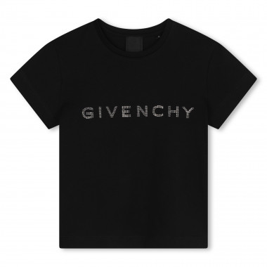 T-shirt en coton avec strass GIVENCHY pour FILLE