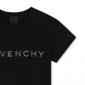 T-shirt in cotone con strass GIVENCHY Per BAMBINA