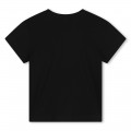 Katoenen T-shirt met stras GIVENCHY Voor