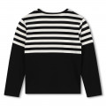 T-shirt a righe in cotone GIVENCHY Per BAMBINA