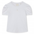 T-shirt coton manches courtes GIVENCHY pour FILLE