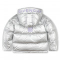 Zip-up hooded puffer jacket GIVENCHY for GIRL