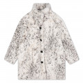 Fluffy fleece coat GIVENCHY for GIRL