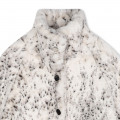 Fluffy fleece coat GIVENCHY for GIRL